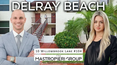 Villages of Oriole Abbey Delray Beach Property Tour | 10 Willowbrook Ln Apt 104
